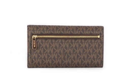 Portefeuille Michael Kors femme Jet Set Travel en cuir marron – MI86055695NY