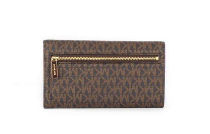 Portefeuille Michael Kors femme Jet Set Travel en cuir marron – MI86055695NY