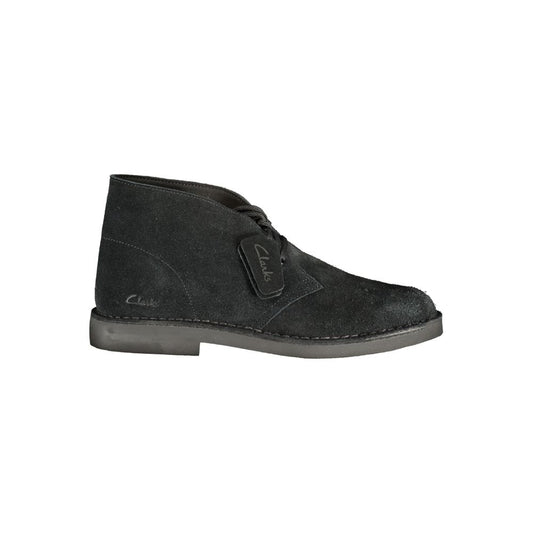 Bottines Clarks homme en cuir noir – CL-48859