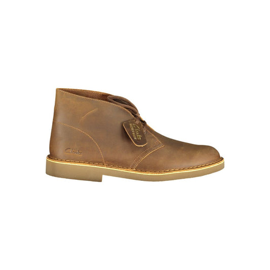 Bottines Clarks homme en cuir marron – CL-48863