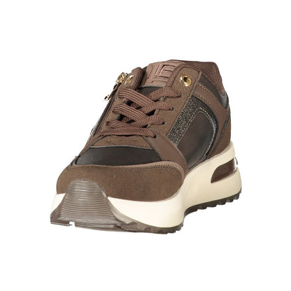 Laura Biagiotti Brown Polyurethane Women's Sneaker