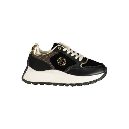 Baskets Laura Biagiotti femme en polyuréthane noir – LA-48879