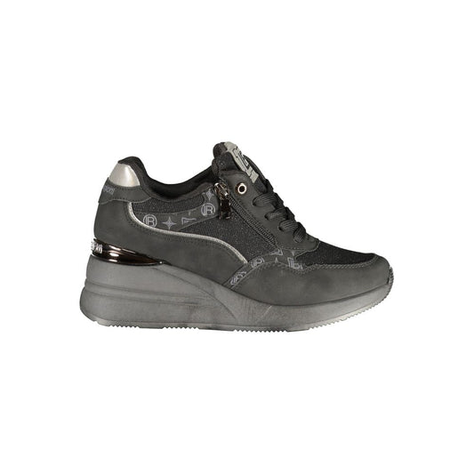 Baskets Laura Biagiotti femme en polyuréthane noir – LA-48896