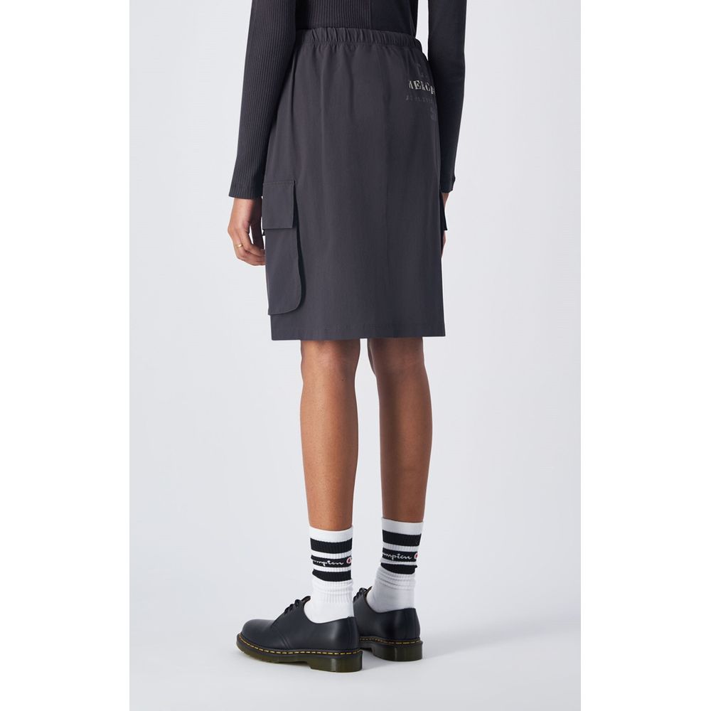 Jupe Champion femme midi en polyamide noir – CH-117596