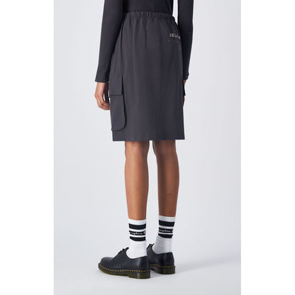 Jupe Champion femme midi en polyamide noir – CH-117596