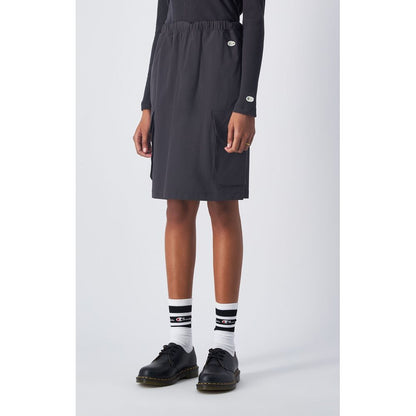 Jupe Champion femme midi en polyamide noir – CH-117596