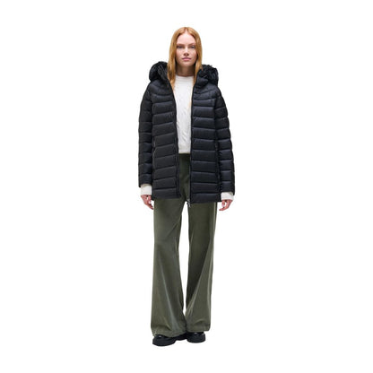 Veste Colmar femme matelassée à capuche en polyamide noir – CO-21173700009