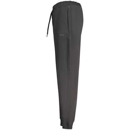 Hugo Boss Black Cotton Men's Trousers