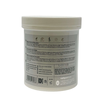 Crema corporal de alga anticelulítica