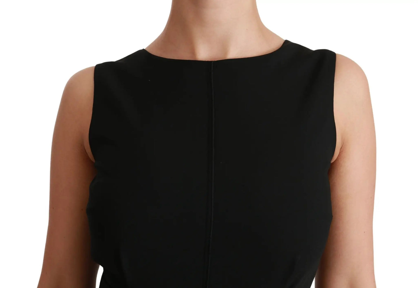 Dolce & Gabbana Black Sheath Stretch Formal Dress by Dolce & Gabbana