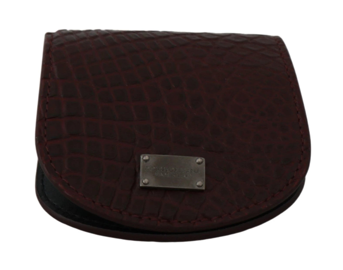 Dolce & Gabbana Brown Exotic Skin Pocket Condom Case Holder by Dolce & Gabbana