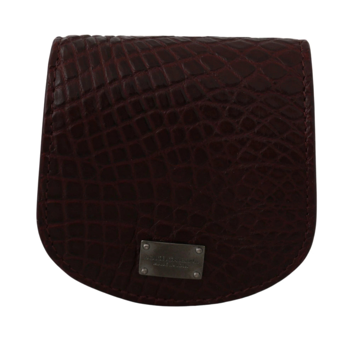 Dolce & Gabbana Brown Exotic Skin Pocket Condom Case Holder by Dolce & Gabbana