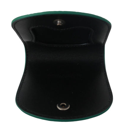 Dolce & Gabbana Green Exotic Skins Condom Case Holder Wallet by Dolce & Gabbana