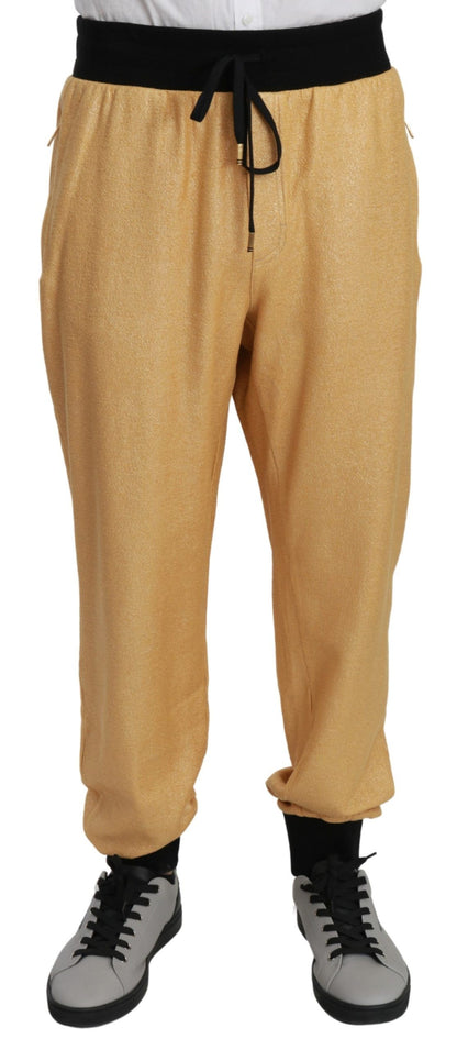 Jogging Dolce & Gabbana homme Year of the Pig en coton doré – PAN70956