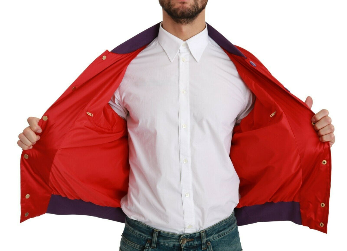 Bomber Dolce & Gabbana homme Year of the Pig en polyester rouge – JKT2610