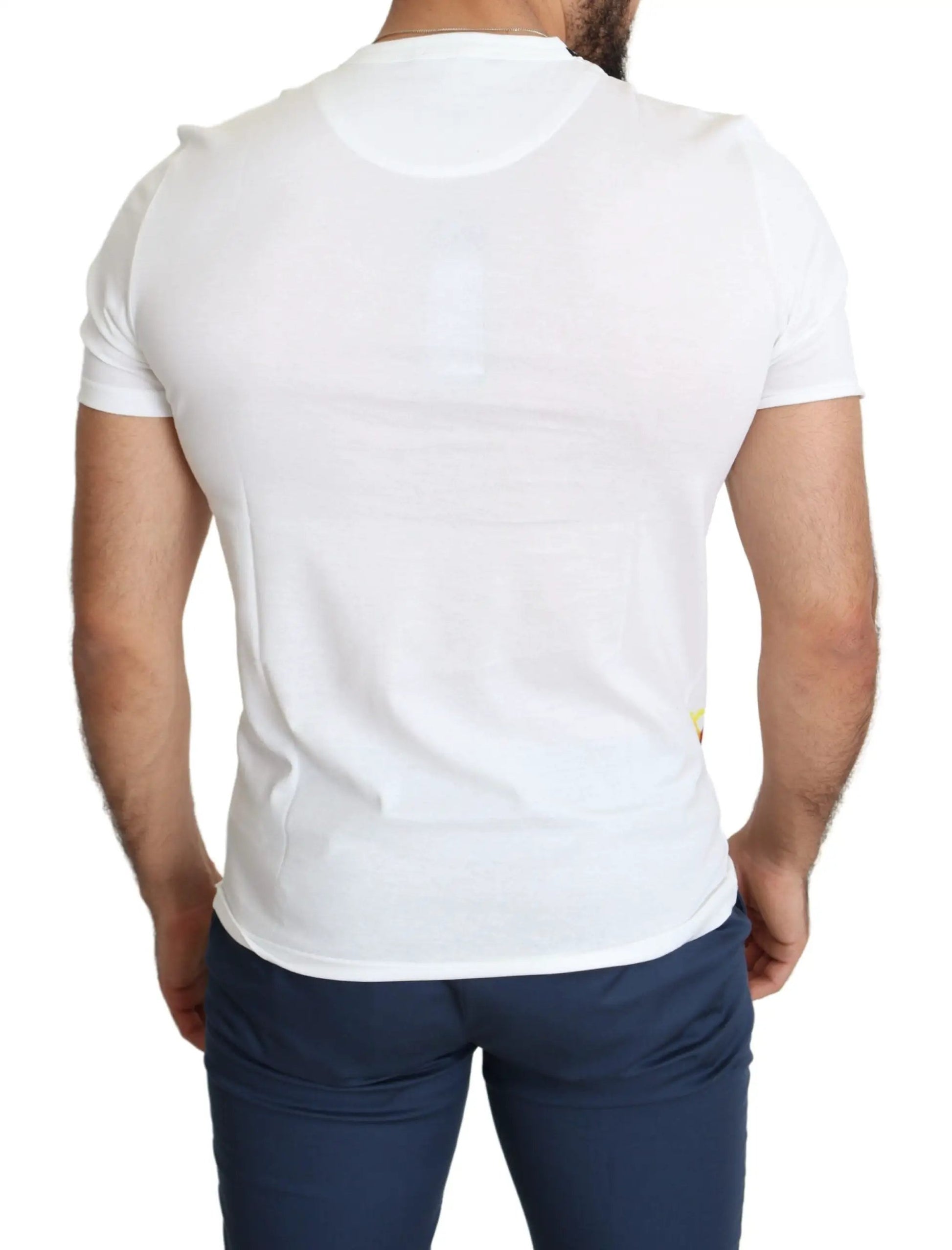 Dolce & Gabbana White Saint Valentine Print Cotton Men T-shirt by Dolce & Gabbana
