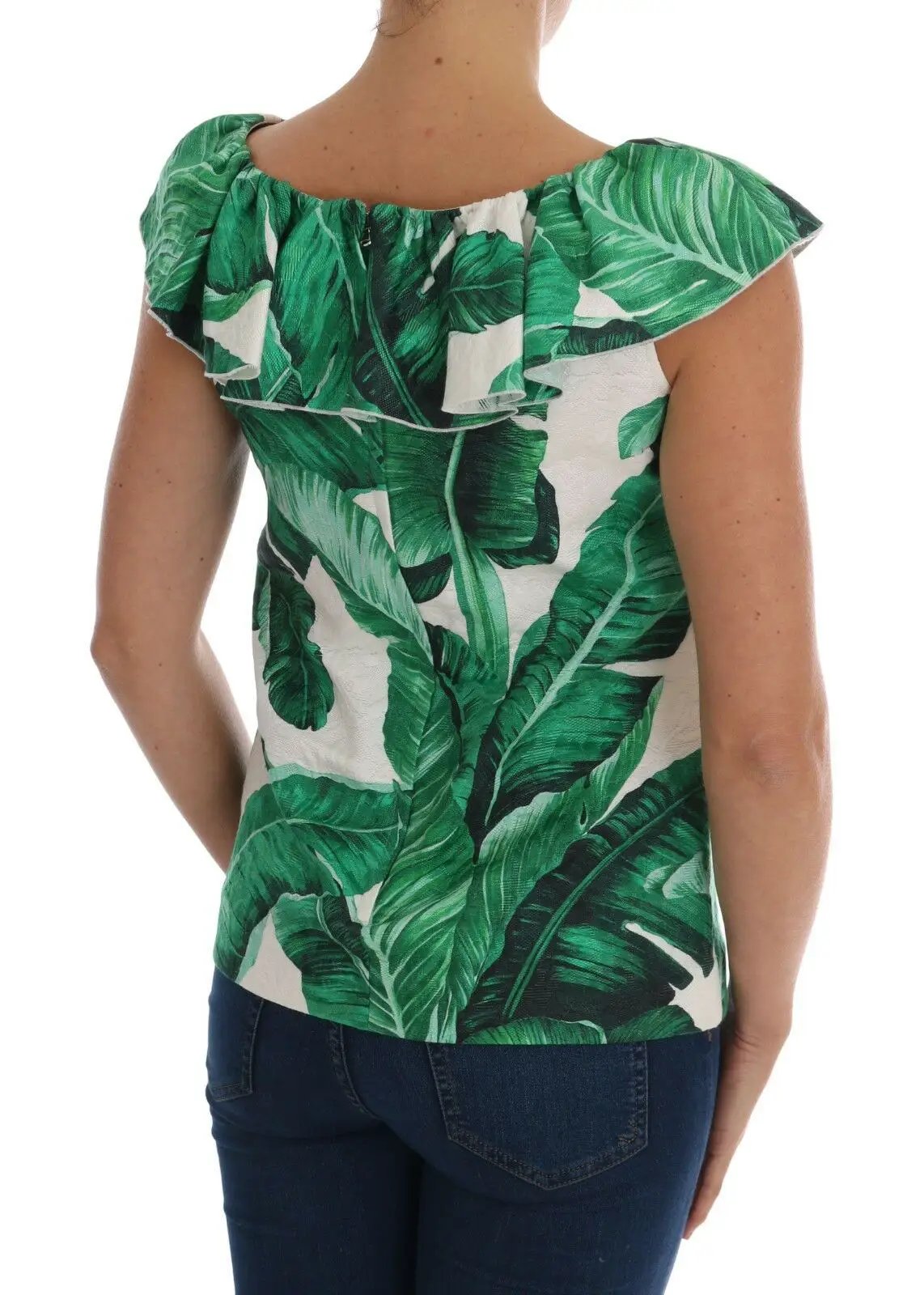 Dolce & Gabbana Pineapple Banana Sequins Blouse T-shirt by Dolce & Gabbana