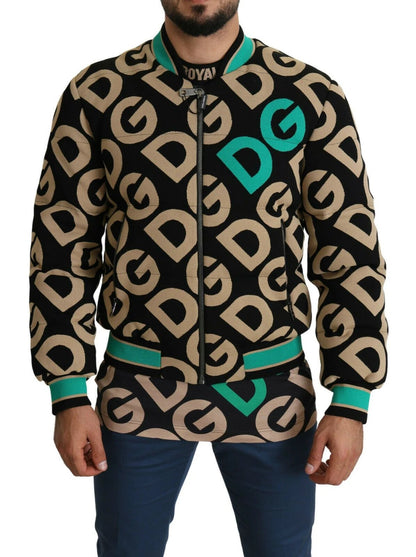 Dolce & Gabbana Multicolor DGMILLENNIALS Logo Print Jacket by Dolce & Gabbana