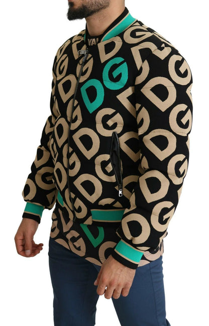 Dolce & Gabbana Multicolor DGMILLENNIALS Logo Print Jacket by Dolce & Gabbana