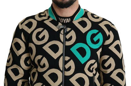 Dolce & Gabbana Multicolor DGMILLENNIALS Logo Print Jacket by Dolce & Gabbana