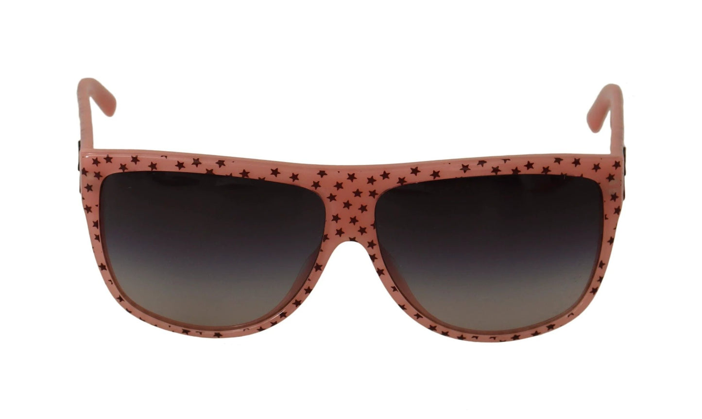 Dolce & Gabbana Brown Stars Acetate Frame Women Shades Sunglasses by Dolce & Gabbana