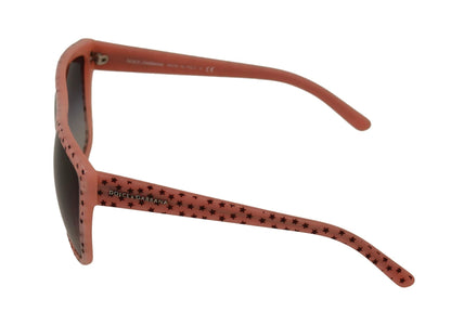 Dolce & Gabbana Brown Stars Acetate Frame Women Shades Sunglasses by Dolce & Gabbana