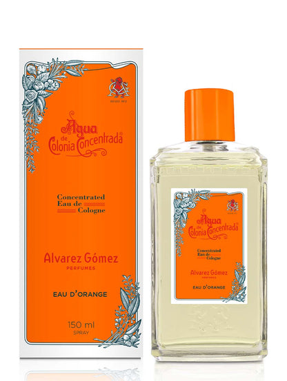 Eau de Cologne Concentrée Álvarez Gómez Orange Bergamote Citron Fleurs d Oranger
