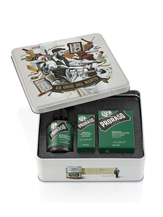 Proraso Coffret soin de la barbe Ligne Rafraîchissante