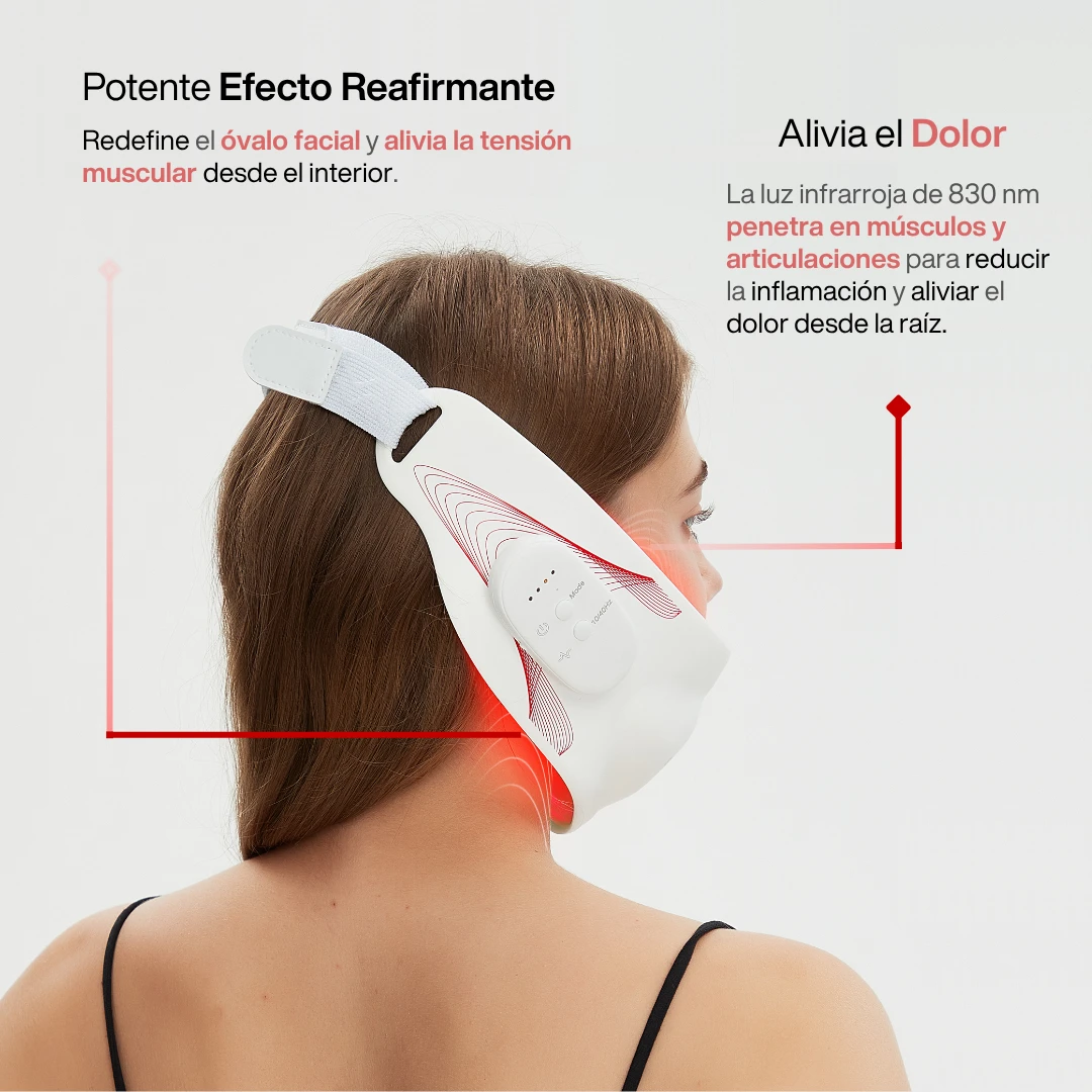 Lifting Facial Reafirmante y Alivio del Dolor - LED Infrarroja 830nm by Eternas