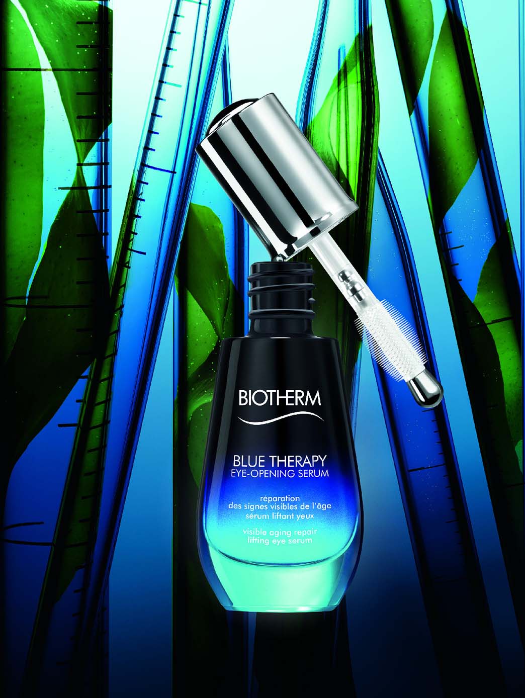 Biotherm Blue Therapy Ouverture Des Yeux Sérum Anti Âge Réparateur Raffermissant Regard Éclatant