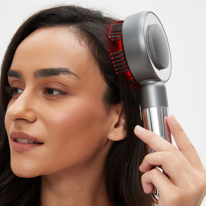 Peigne anti-chute de cheveux avec infrarouge et microcourant