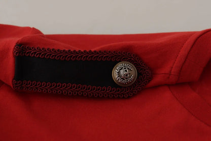 Dolce & Gabbana Red Amor Vincit Omnia Crewneck T-shirt by Dolce & Gabbana