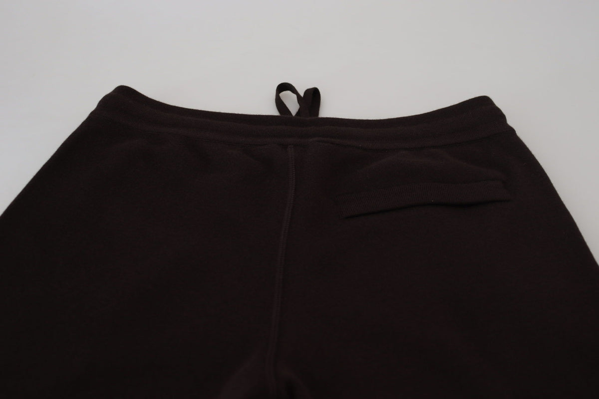 Jogging Dolce & Gabbana homme en cachemire marron – PAN73211