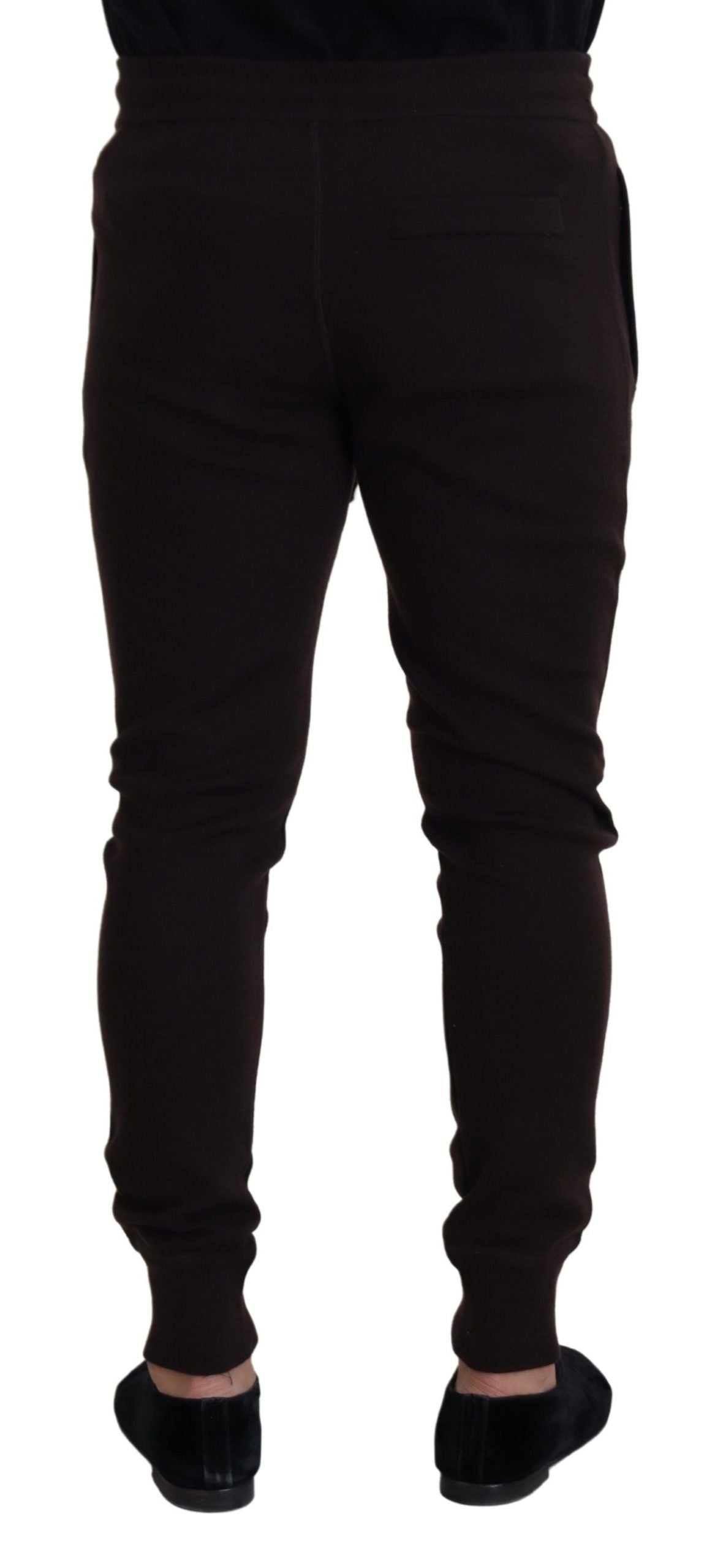 Jogging Dolce & Gabbana homme en cachemire marron – PAN73211