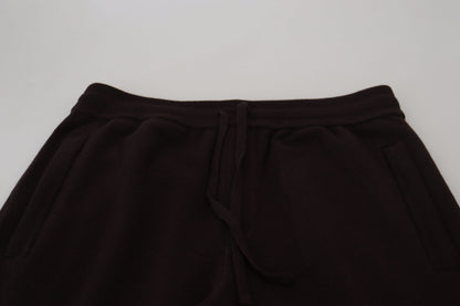 Jogging Dolce & Gabbana homme en cachemire marron – PAN73211