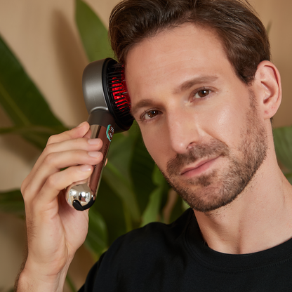 Peigne anti-chute de cheveux avec infrarouge et microcourant