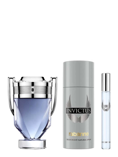 Coffret Invictus Eau de Toilette 100 ml Déodorant 150 ml et Mini 10 ml