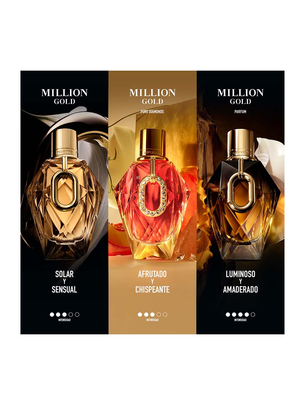 Paco Rabanne Million Gold For Her Pure Diamonds – Parfum Femme Édition Limitée
