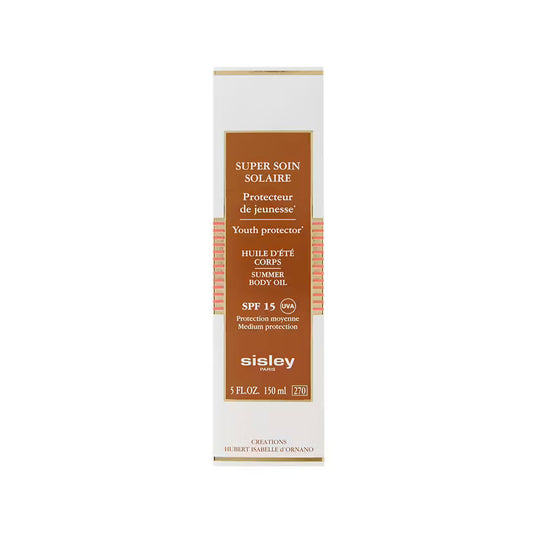Sisley – Super Soin Solaire Huile d’Été Corps SPF15 | Protection UVA/UVB Anti-Âge