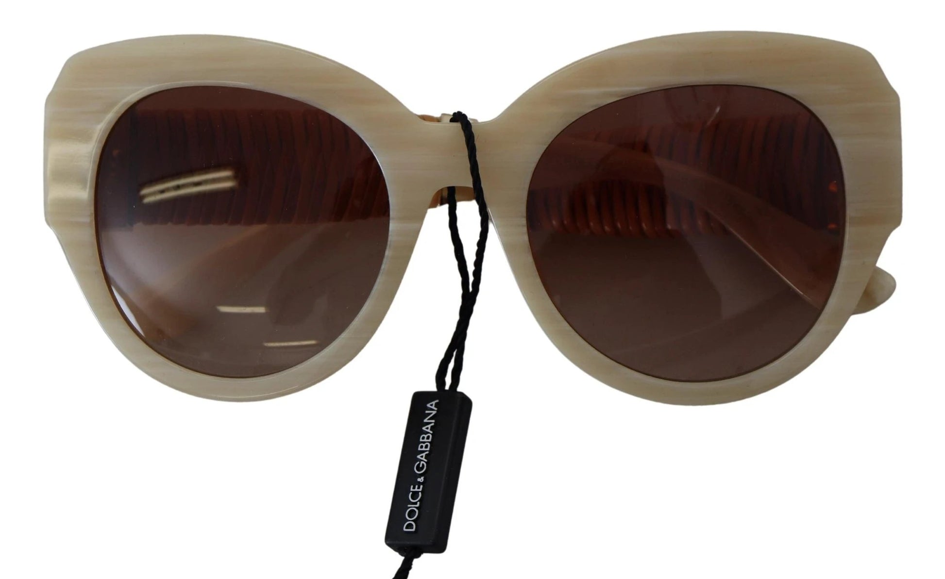 Dolce & Gabbana Beige Acetate Full Rim Brown Lense DG4294 Sunglasses by Dolce & Gabbana