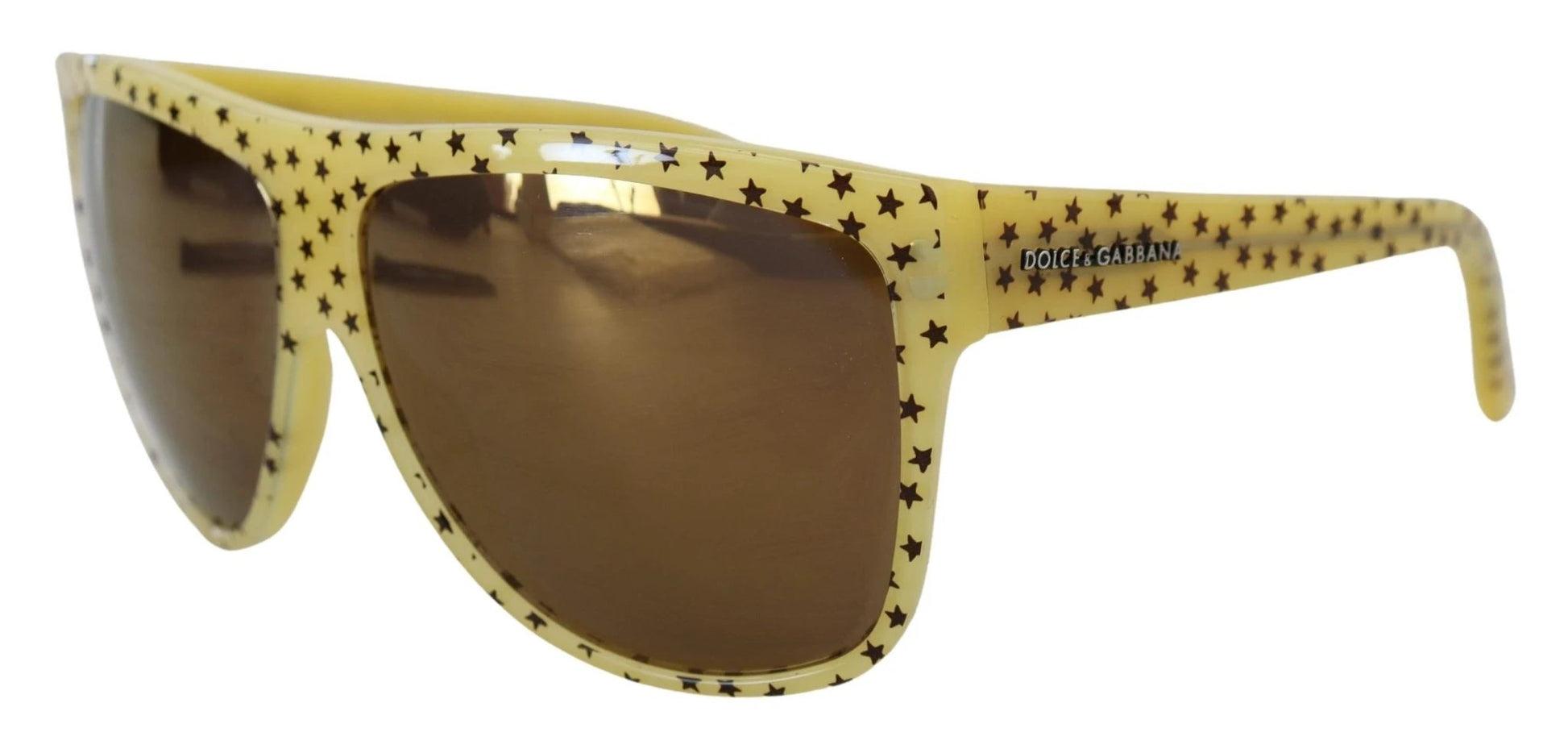 Dolce & Gabbana Yellow Stars Acetate Square Shades DG4125 Sunglasses by Dolce & Gabbana
