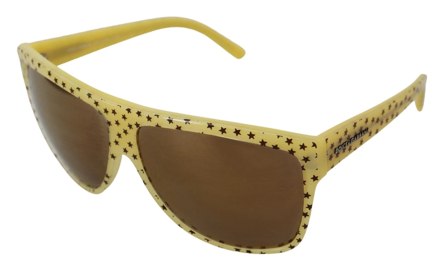 Dolce & Gabbana Yellow Stars Acetate Square Shades DG4125 Sunglasses by Dolce & Gabbana