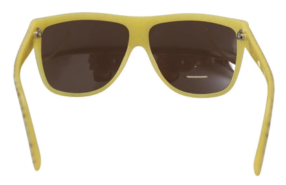 Dolce & Gabbana Yellow Stars Acetate Square Shades DG4125 Sunglasses by Dolce & Gabbana