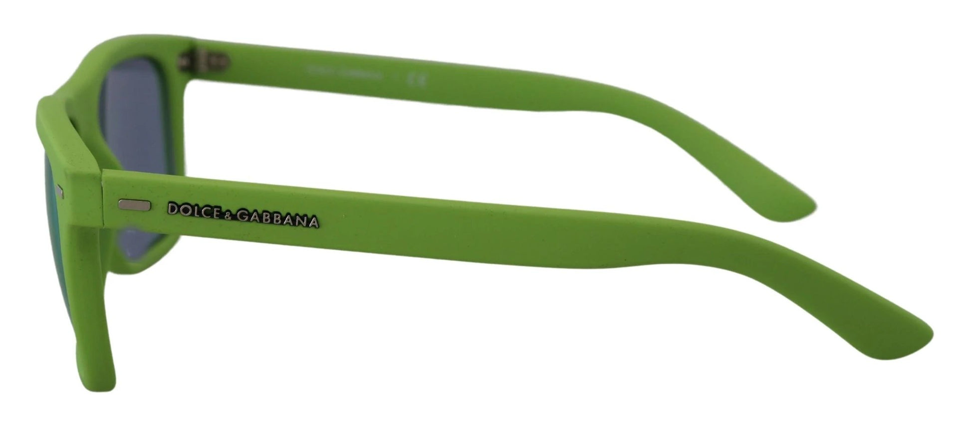 Dolce & Gabbana Green Rubber Full Rim Frame Shades DG6095 Acid Sunglasses by Dolce & Gabbana