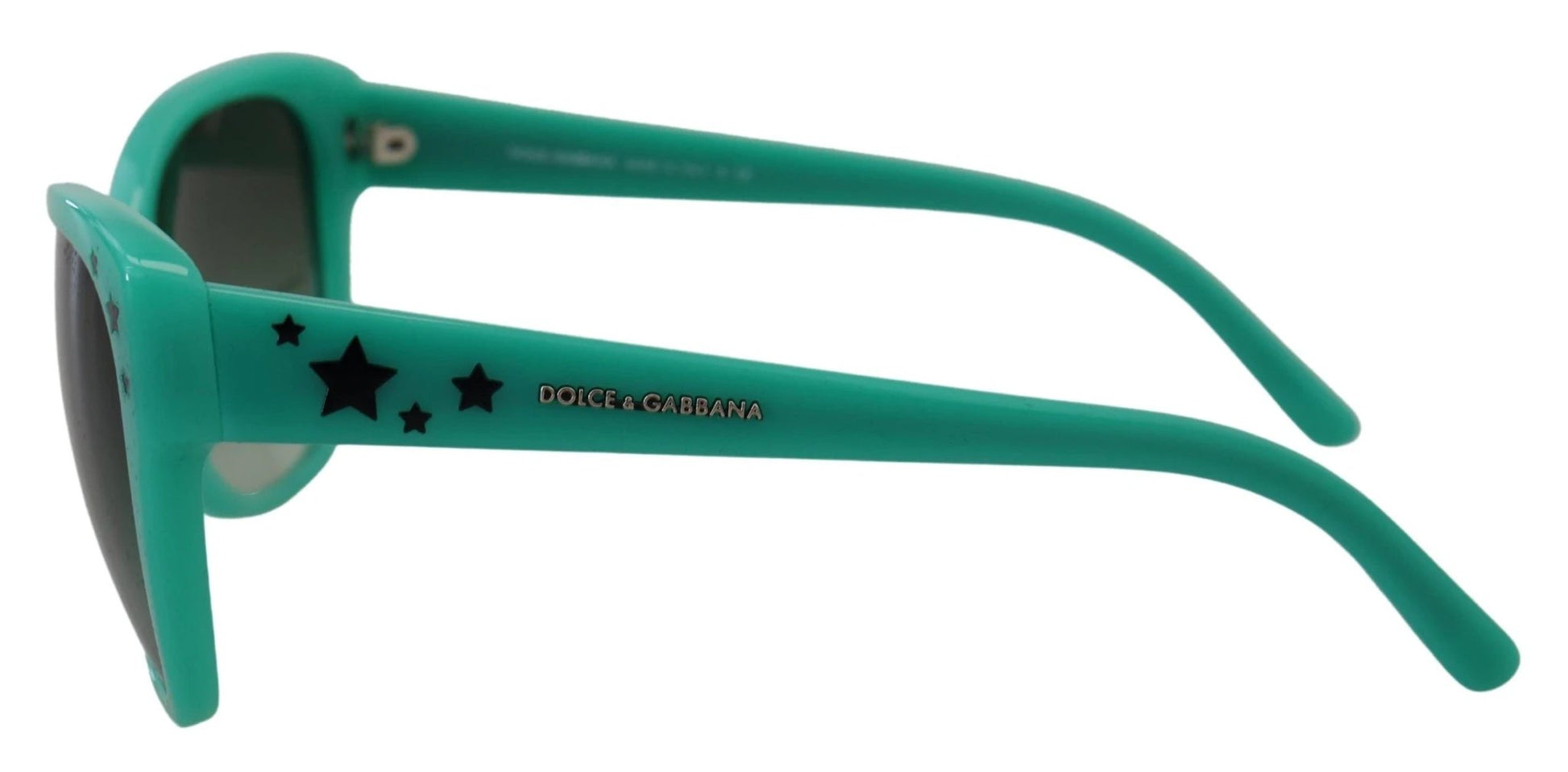 Dolce & Gabbana Green Stars Acetate Square Shades DG4124 Sunglasses by Dolce & Gabbana
