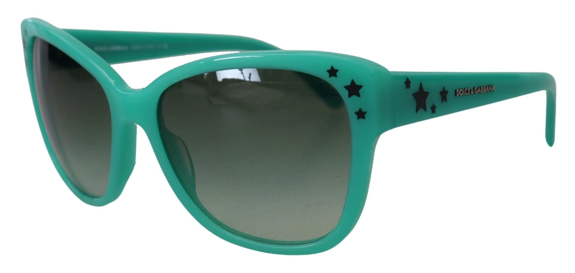 Dolce & Gabbana Green Stars Acetate Square Shades DG4124 Sunglasses by Dolce & Gabbana