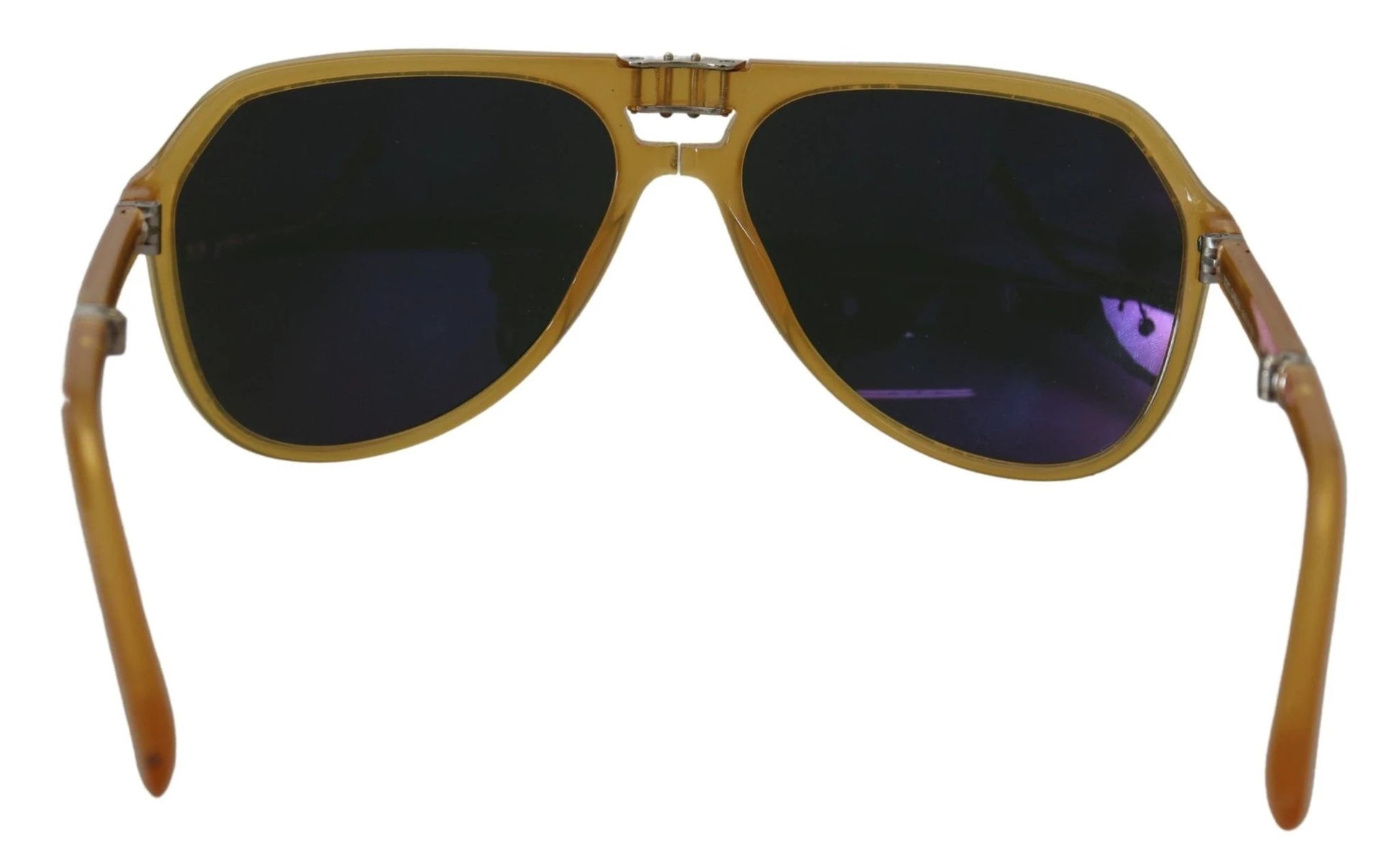 Dolce & Gabbana Yellow Acetate Black Lens Aviator DG4196 Sunglasses by Dolce & Gabbana