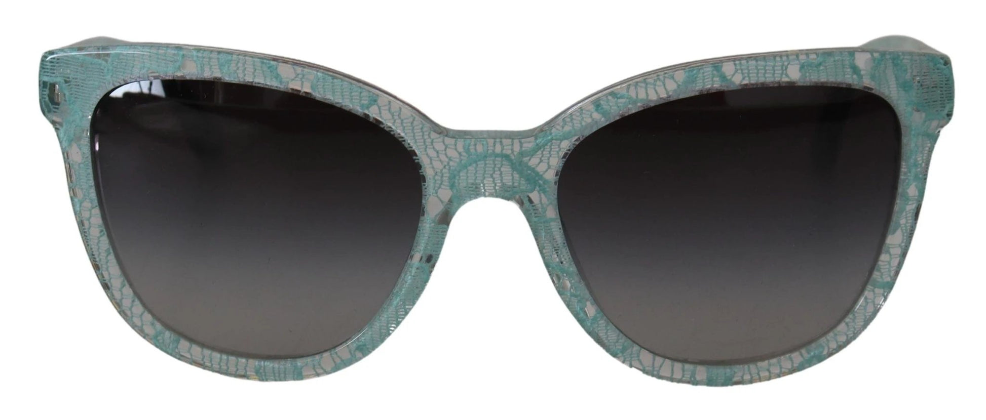 Dolce & Gabbana Blue Lace Acetate Crystal Round DG4190 Sunglasses by Dolce & Gabbana