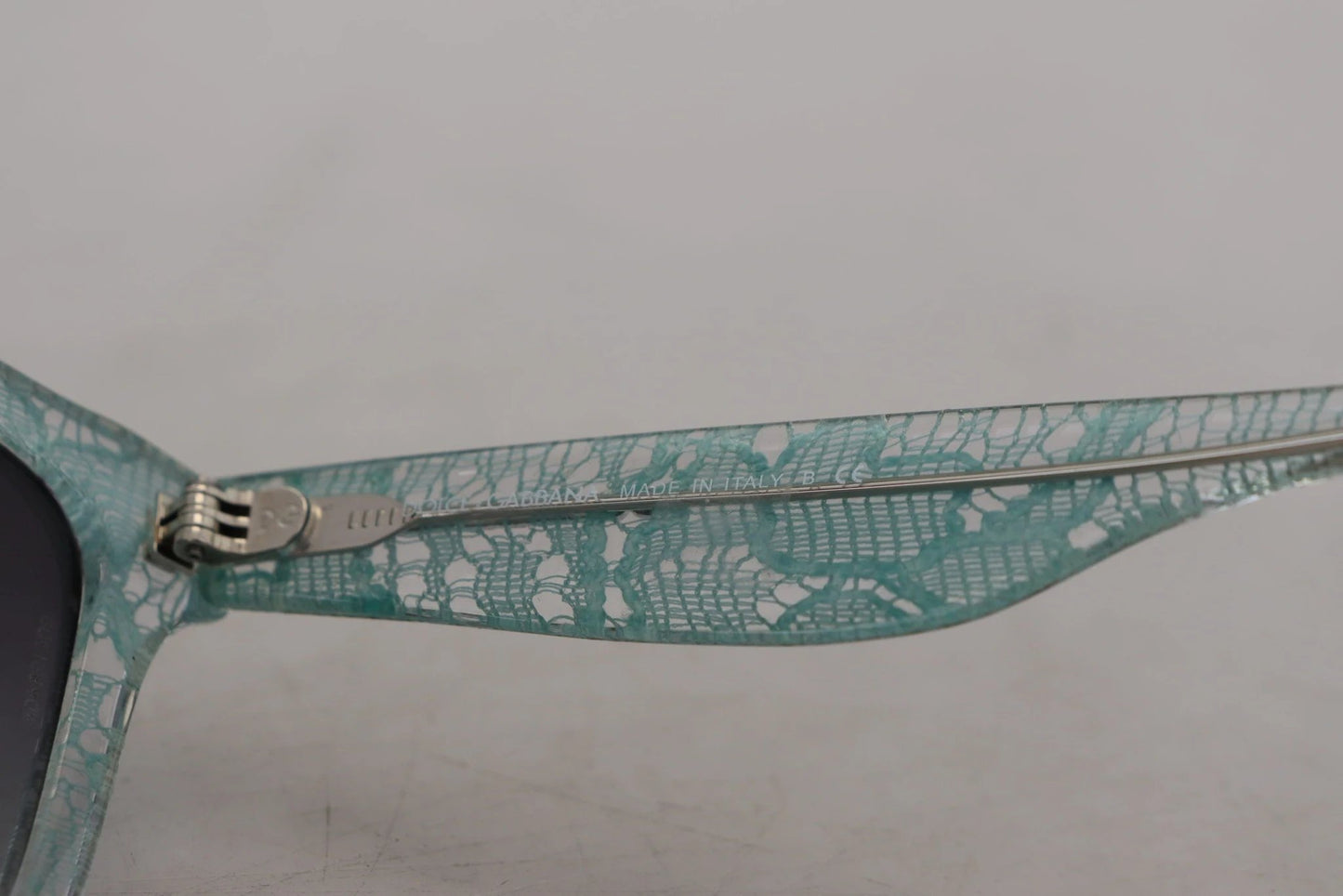 Dolce & Gabbana Blue Lace Acetate Crystal Round DG4190 Sunglasses by Dolce & Gabbana