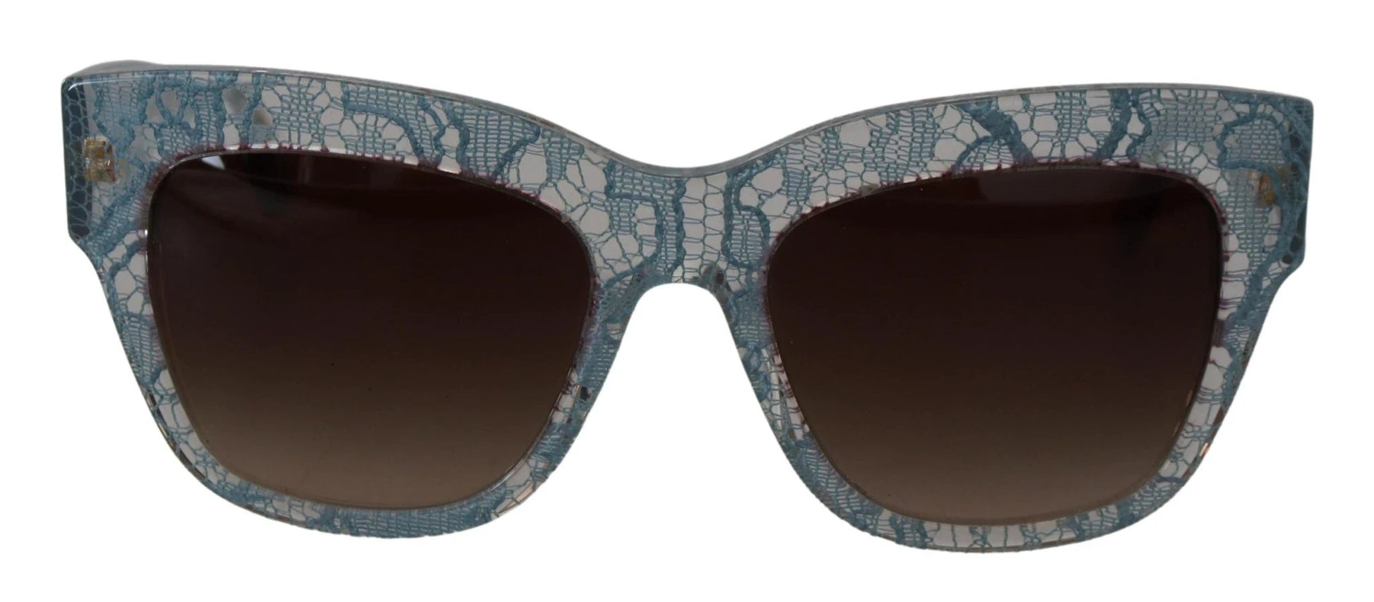 Dolce & Gabbana Blue Lace Acetate Crystal Butterfly DG4231 Sunglasses by Dolce & Gabbana